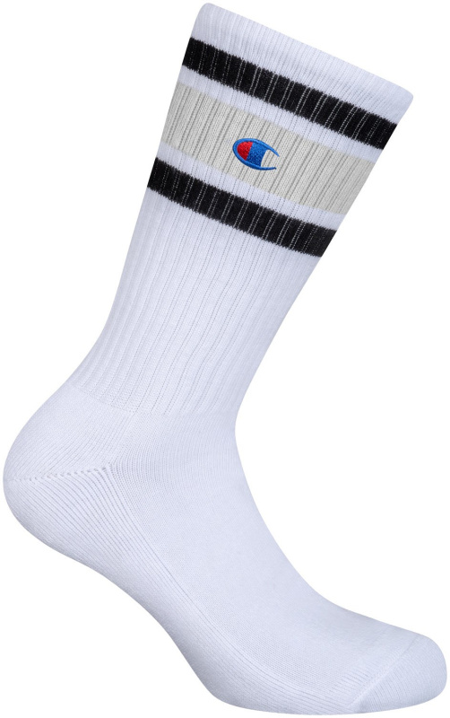 Ponožky CREW SOCKS CHAMPION PREMIUM UNISEX bílé Barva: Bílá, Velikost: 43-46