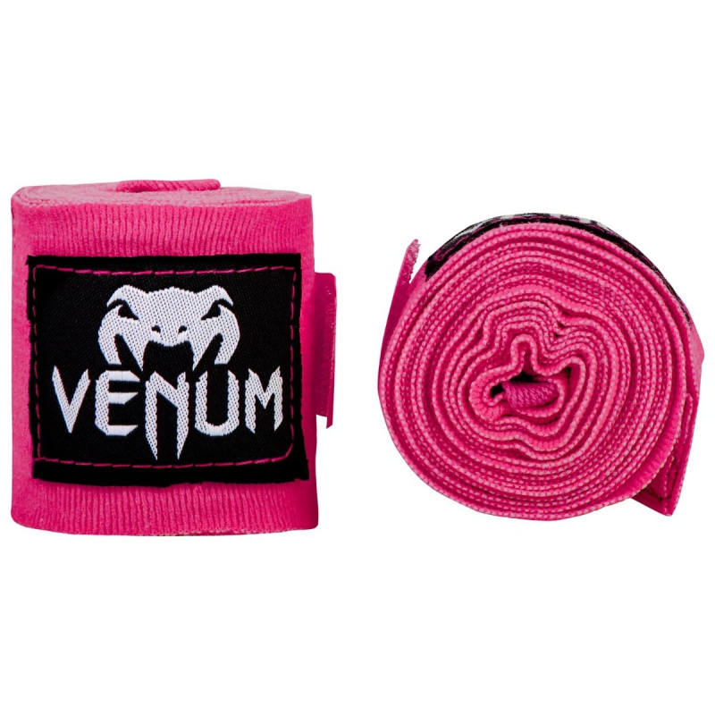 Venum Boxerské bandáže 4m Neo Pink