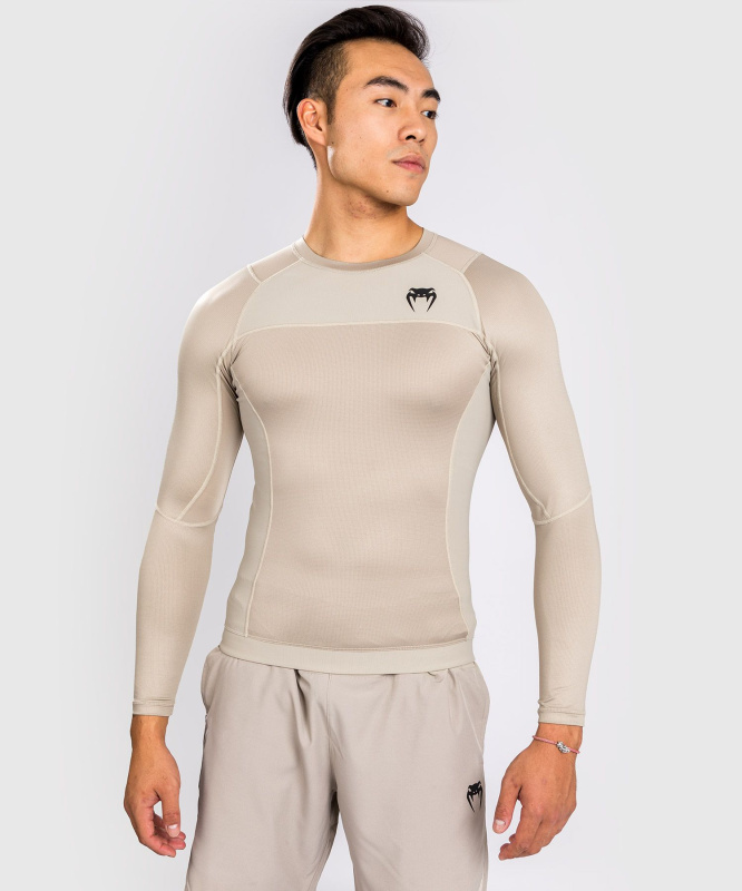 Venum G-Fit Air Rashguard Longsleeve - Sand Velikost: XXL