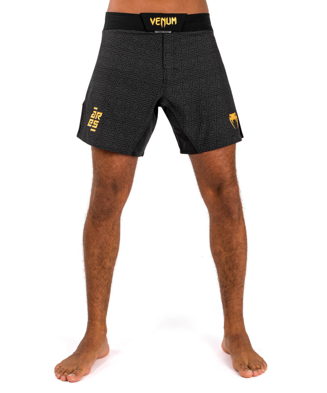 Venum x Ares 2.0 Fight Shorts - Black/Gold Velikost: XXL