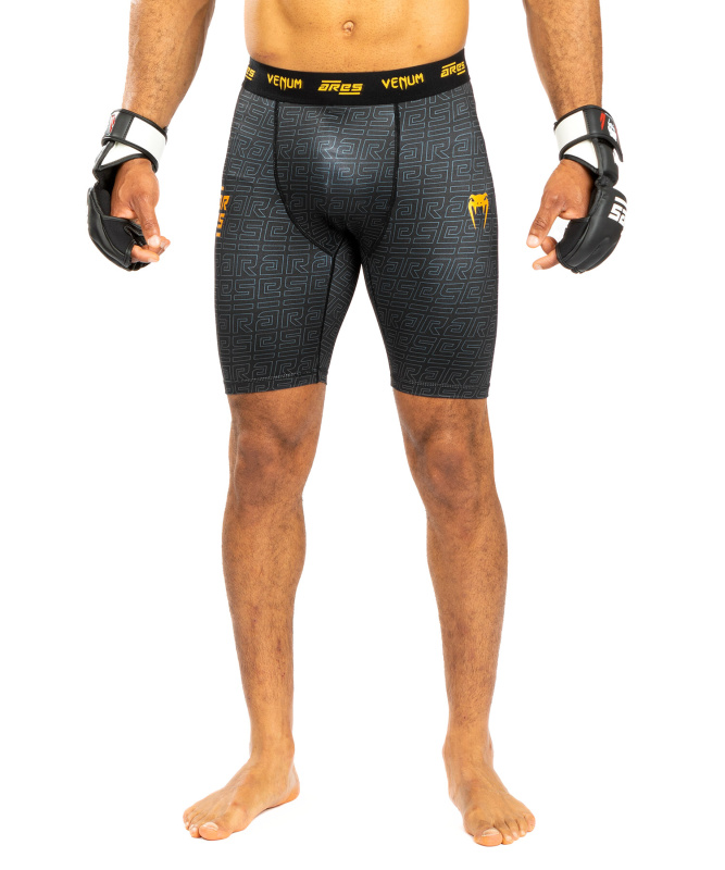 Venum x Ares 2.0 Vale Tudo Shorts - Black/Gold Velikost: S