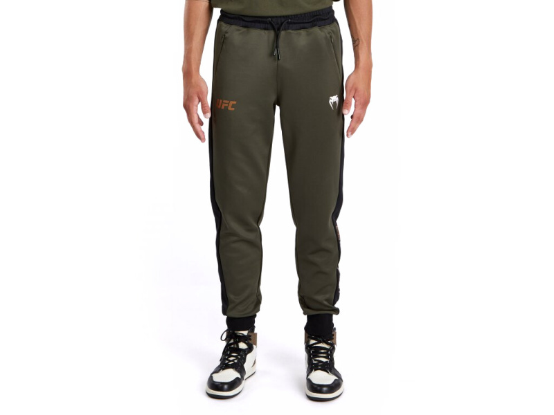 UFC Adrenaline by Venum Fight Week Men’s Performance Jogging Pants - Khaki/Bronze Velikost: M