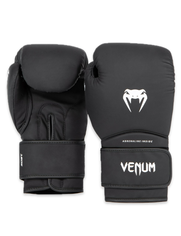 Venum Contender 1.5 Boxing Gloves - Black/White Velikost: 14oz