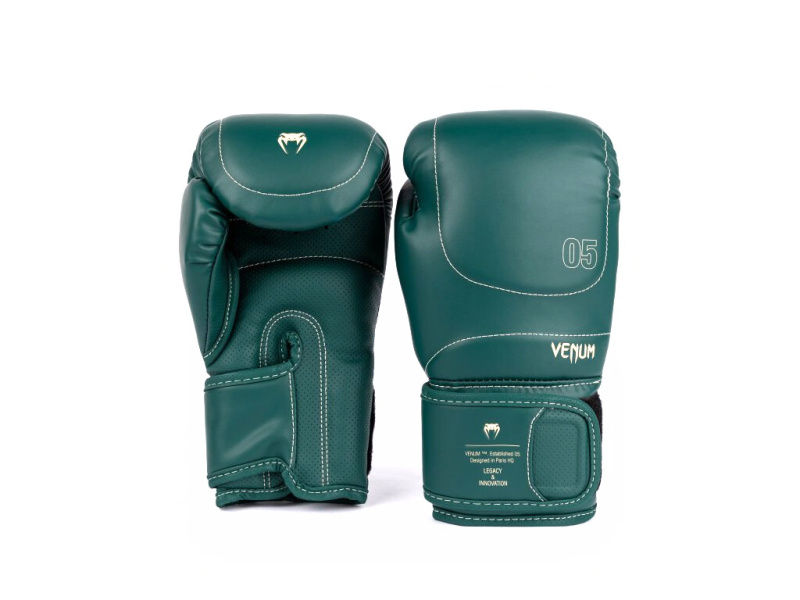 VENUM Impact Evo Boxing Gloves - Emerald Green Velikost: 14oz