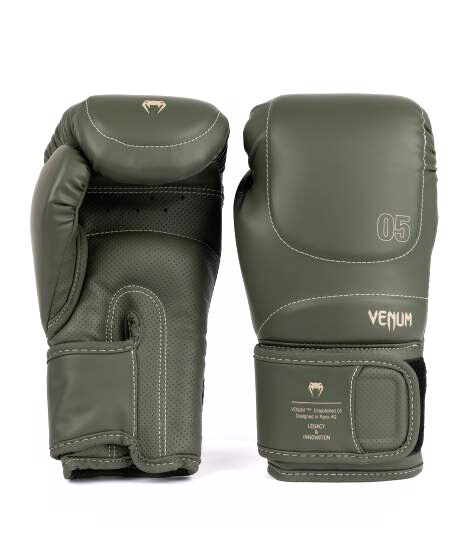 Venum Impact Evo Boxing Gloves - Military Green Velikost: 14oz