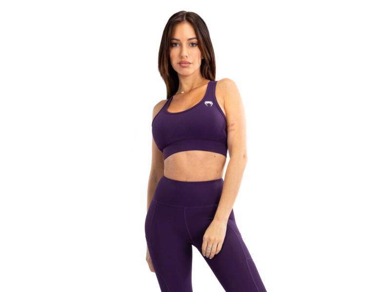 Venum Essential Women's Medium Impact Sports Bra - Deep Purple Velikost: M