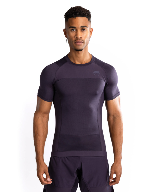 Venum G-Fit Air Men's Short Sleeve Rashguard - Deep Purple Velikost: XL