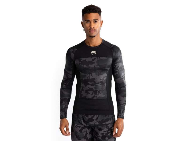 Venum G-Fit Air Men's Long Sleeve Rashguard - Digital Urban Camo Velikost: M