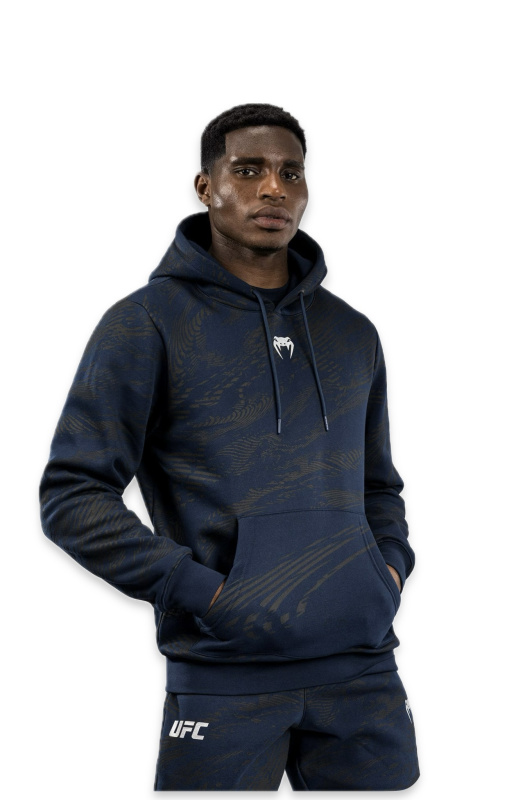 UFC Fusion by Venum Fight Week Men’s Pullover Hoodie - Oceanic Blue Velikost: XXL