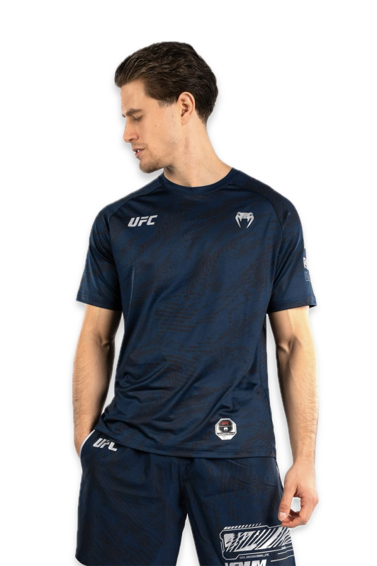 UFC Fusion by Venum Fight Week Men’s Dry-Tech T-Shirt - Oceanic Blue Velikost: S
