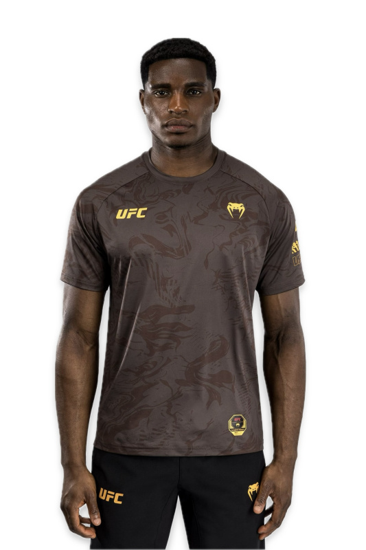 UFC Fusion by Venum Fight Week Men’s Dry-Tech T-Shirt - Earthen Brown Velikost: S
