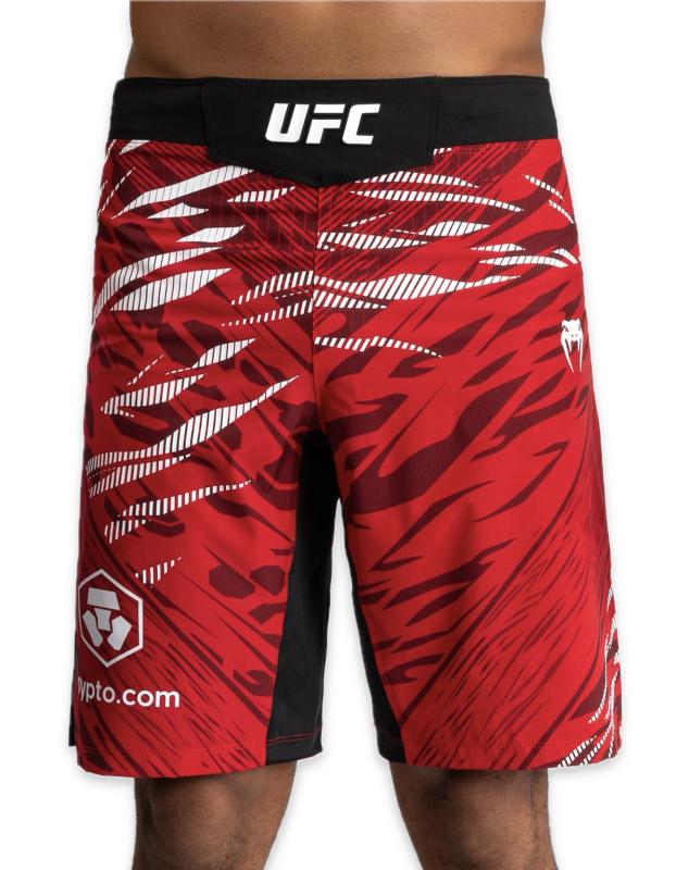 UFC Fusion by Venum Authentic Fight Night Men’s Fight Short - Long Fit - Red Velikost: L