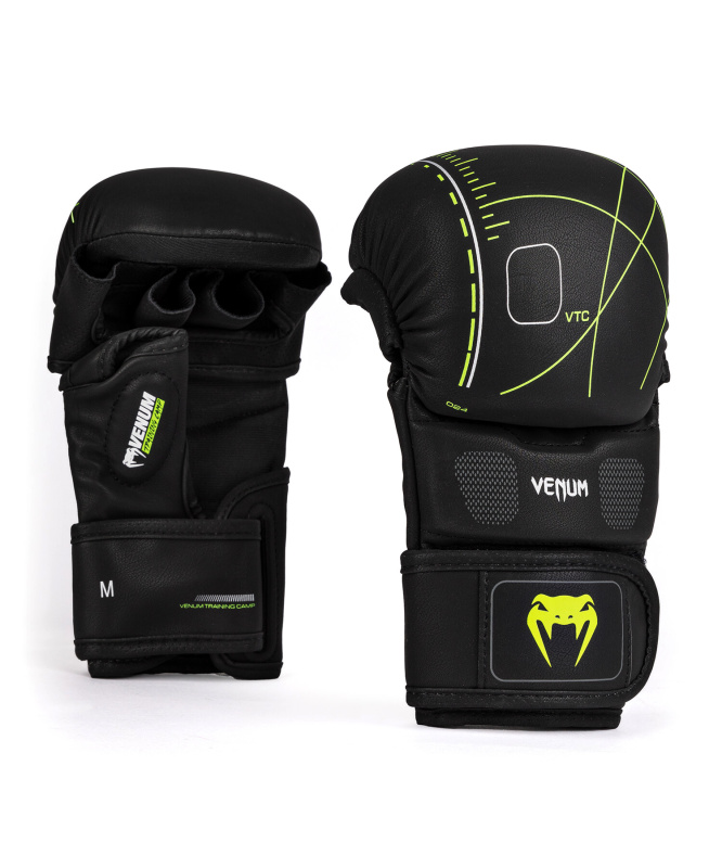 Venum Training Camp 4.0 Sparring Gloves - Black/Neo Green Velikost: S
