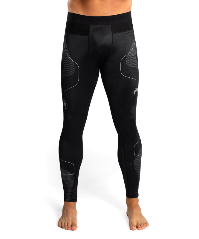 Venum Nexus Spats - Black/Silver Velikost: XXL
