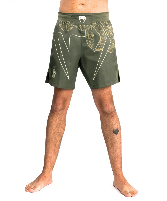 Venum Serpenti Fightshorts - Khaki/Bronze/Ivory Velikost: S