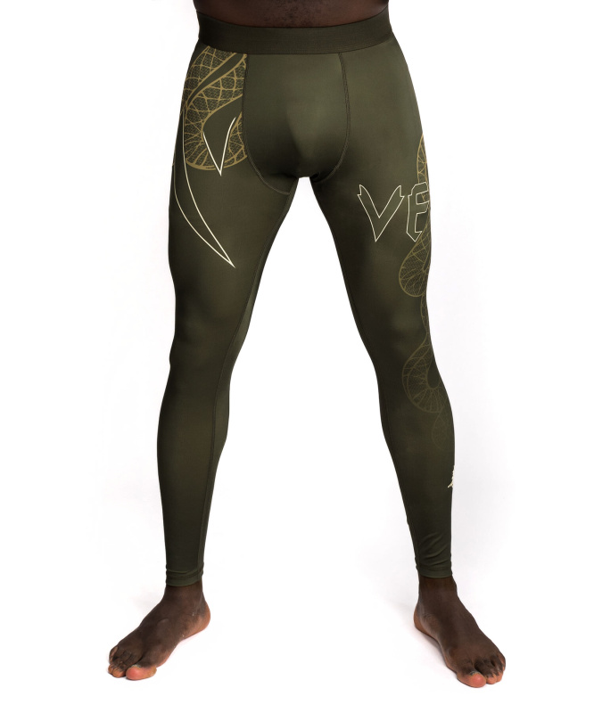Venum Serpenti Spats - Khaki/Bronze/Ivory Velikost: S