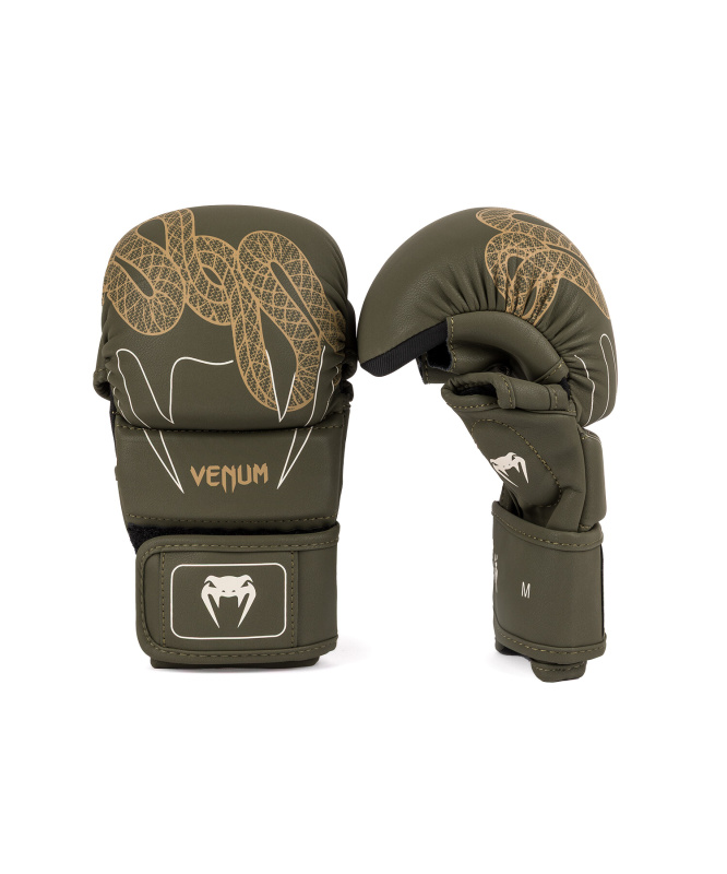 Venum Serpenti Sparring Gloves - Khaki/Bronze/Ivory Velikost: L/XL