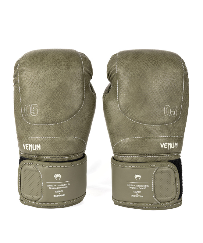 Venum Impact Evo Scales Boxing Gloves - Army Green Velikost: 10oz