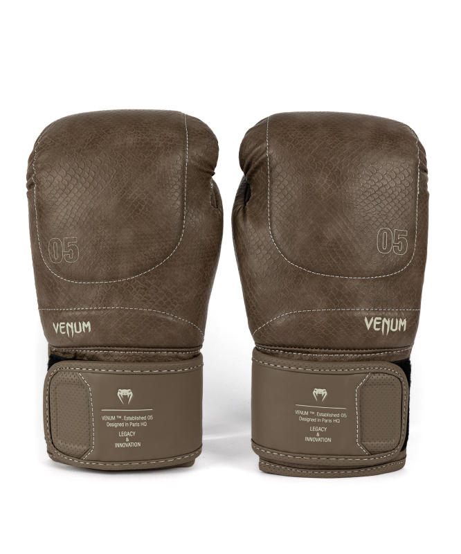 Venum Impact Evo Scales Boxing Gloves - Brown Velikost: 10oz