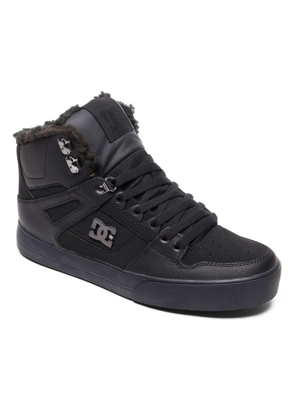 Dc shoes pánské zimní boty Pure WC High-Top Winter Black/Black/Black | Černá | Velikost 10,5 US