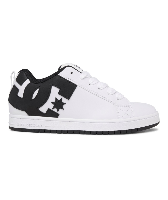 Dc shoes pánské boty Court Graffik White/Black/Black | Černá | Velikost 11,5 US