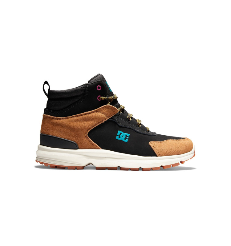 Dc shoes pánské boty Mutiny Black/Brown/Green | Černá | Velikost 9 US
