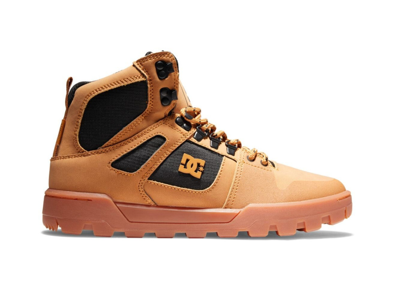Dc shoes pánské boty Pure HT WR Wheat/Black | Černá | Velikost 9 US