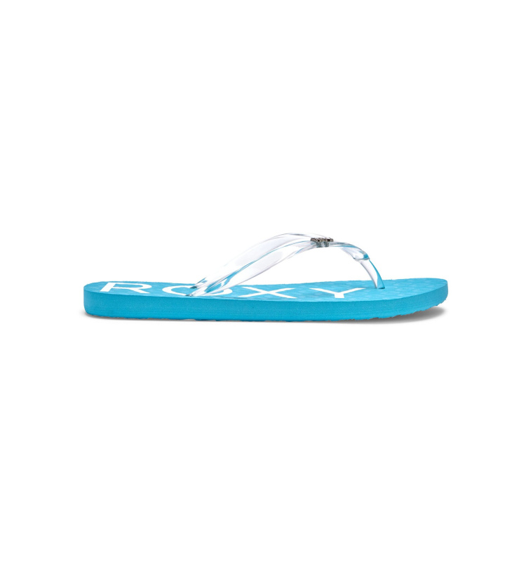 Roxy dámské žabky Viva Jelly White/Aqua | Bílá | Velikost 7 US