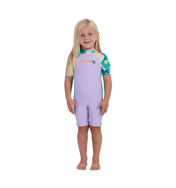 Roxy dětský surfařský neopren Paradisiac Island Mint Tropical Trails | Modrá | Velikost XXS