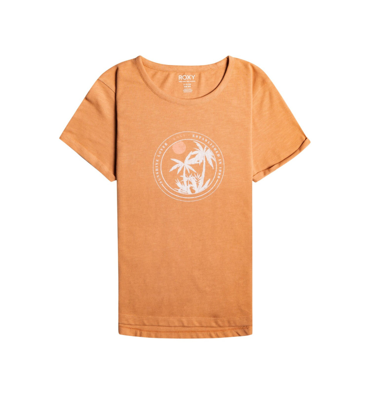 Roxy dámské tričko Ocean After Cork | Hnědá | Velikost M