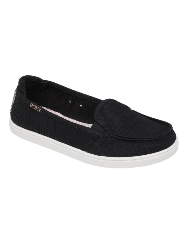 Roxy dámské letní boty Minnow VII Black | Černá | Velikost 8,5 US | 100% bavlna