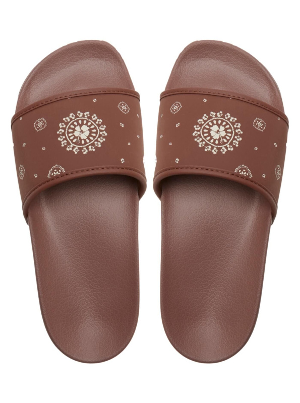 Roxy dámské pantofle Slippy IV Chocolate | Hnědá | Velikost 8 US