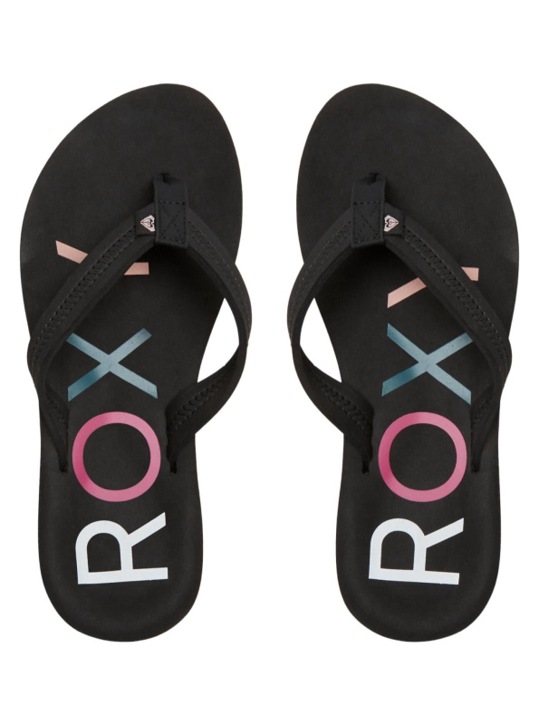 Roxy dámské žabky Vista IV Black | Černá | Velikost 8 US