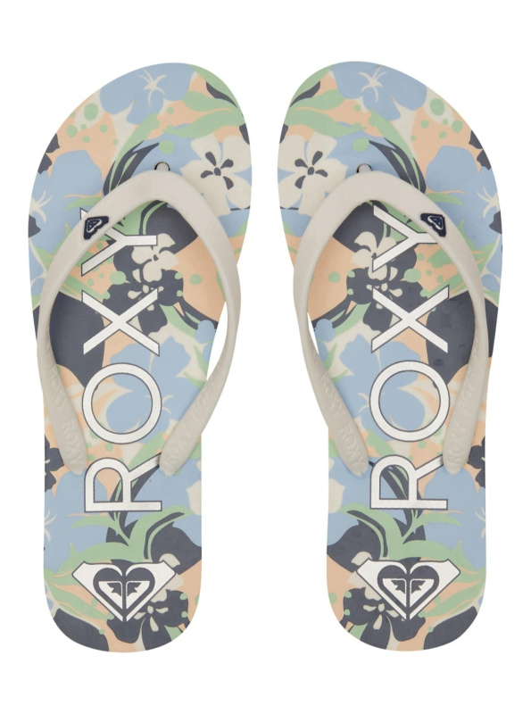 Roxy dámské žabky Tahiti VII Soft Lime/Ocean | Zelená | Velikost 8 US