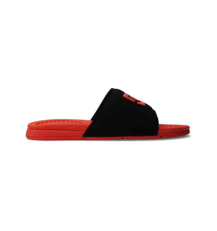 Dc shoes pánské pantofle Bolsa Red/Green/Blue | Černá | Velikost 9 US