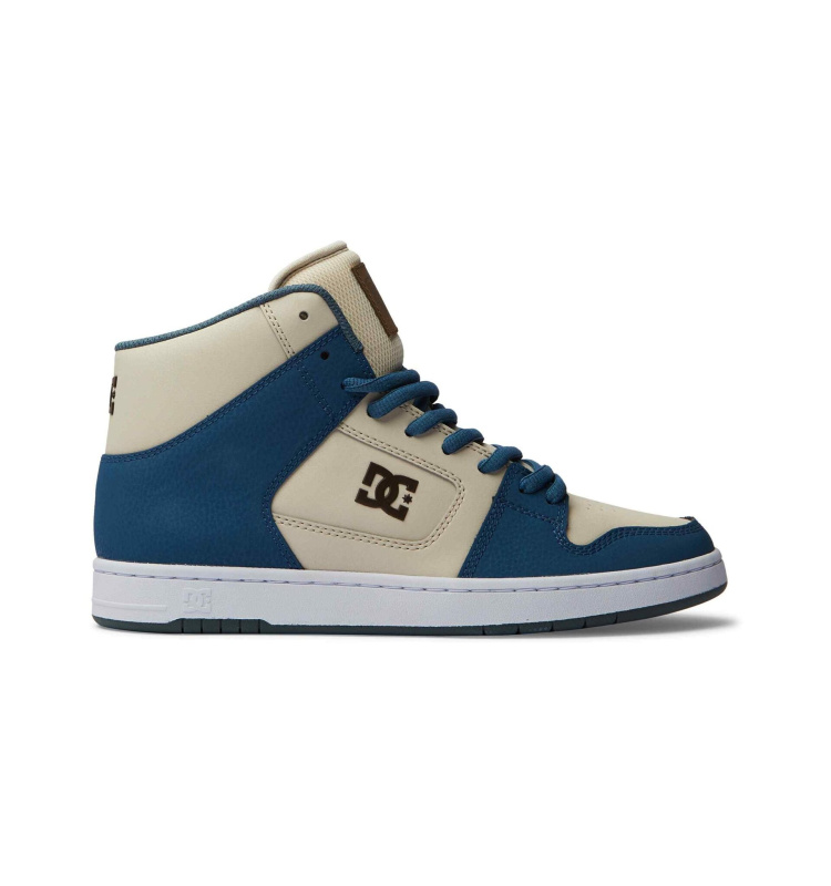 Dc shoes pánské boty Manteca 4 HI Grey/Blue/White | Šedá | Velikost 9 US