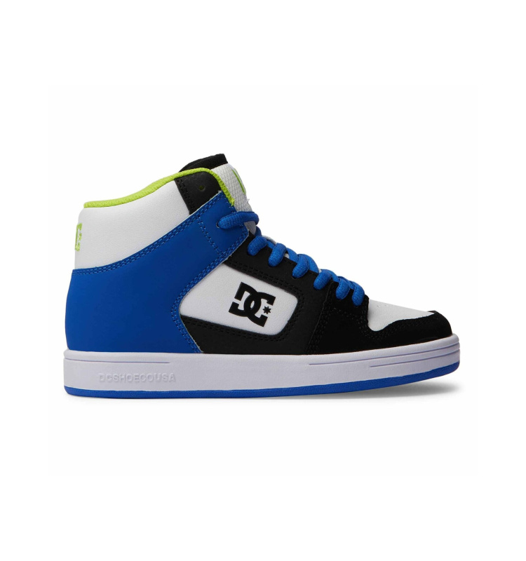 Dc shoes pánské boty Manteca 4 HI Black/Blue/Green | Černá | Velikost 6,5 US