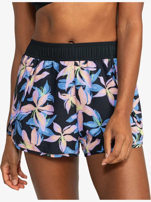 Roxy dámské šortky New Active BS Anthracite Kiss | Černá | Velikost S