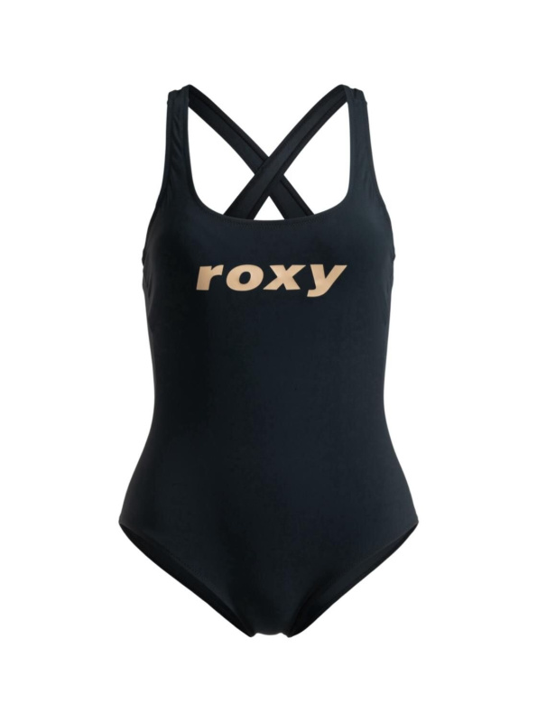 Roxy dámské jednodílné plavky Active Anthracite | Černá | Velikost M