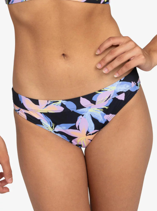 Roxy dámský spodní díl plavek Active Anthracite Kiss | Černá | Velikost M