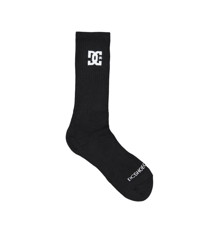 Dc shoes pánské ponožky Spp DC Crew Five Pack Black | Černá | Velikost One Size
