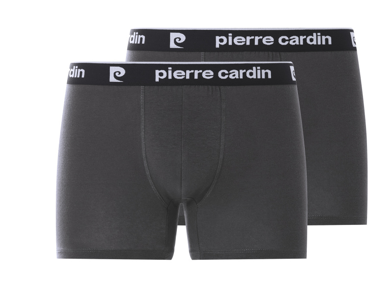Pierre Cardin Pánské boxerky, 2 kusy (antracitová, XL)
