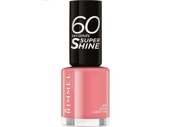Rimmel 60 Seconds Super Shine lak na nehty odstín 405 Rose Libertine 8 ml