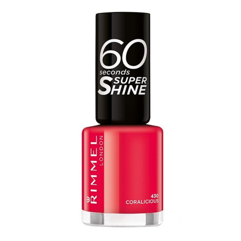 Rimmel 60 Seconds Super Shine lak na nehty odstín 430 Coralicious 8 ml