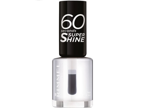 Rimmel 60 Seconds Super Shine lak na nehty odstín 740 Clear 8 ml
