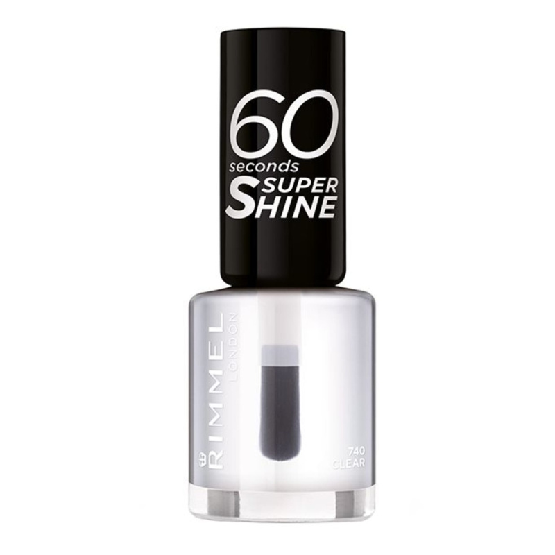 Rimmel 60 Seconds Super Shine lak na nehty odstín 740 Clear 8 ml