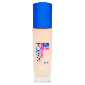 Rimmel Match Perfection tekutý make-up SPF 20 odstín 010 Ligh Porcelain 30 ml