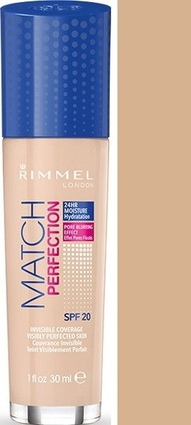 Rimmel Match Perfection tekutý make-up SPF 20 odstín 103 True Ivory 30 ml