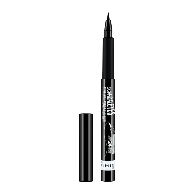 Rimmel ScandalEyes Micro tekuté oční linky voděodolné odstín 001 Black 1.1 ml