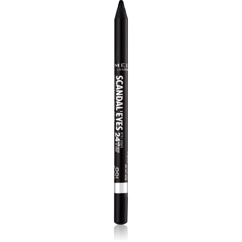 Rimmel ScandalEyes Waterproof Kohl Kajal voděodolná tužka na oči odstín 001 Black 1,3 g
